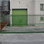Puerta exterior verde