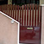 Puerta exterior curva