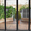 Puerta exterior con reja