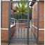 Puerta exterior art�stica