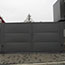 Puerta exterior perforada