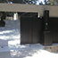Puerta exterior abierta